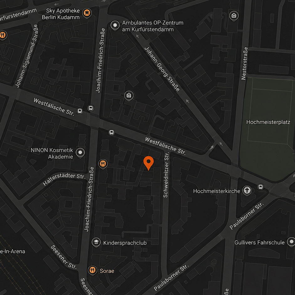 Location Berlin Map Quadrat